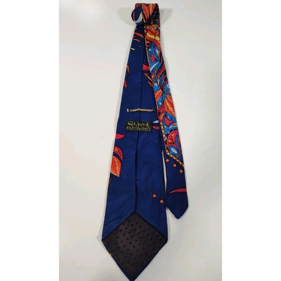 RUSH LIMBAUGH No Boundaries Collection Silk Men's Neck Tie Psychedelic Leaves - Picture 2 of 5